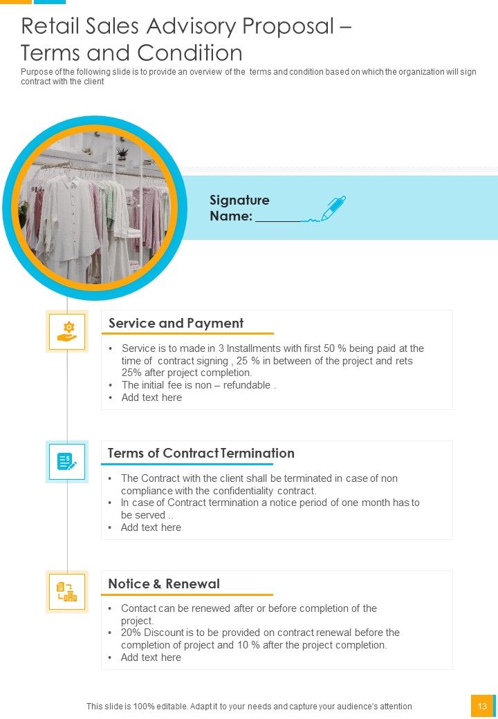 Retail Sales Advisory Proposal Example Document Report Doc Pdf Ppt