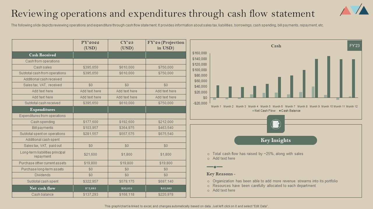Reviewing_Operations_And_Expenditures_Through_Cash_Flow_Statement_Professional_PDF_Slide_1.jpg