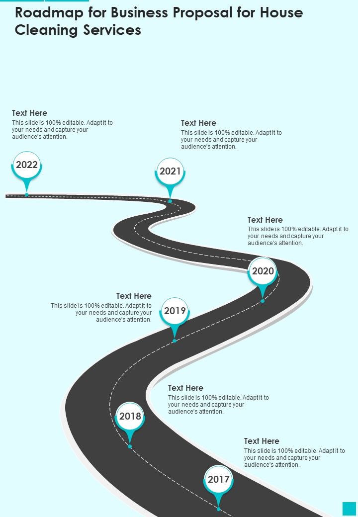 Roadmap_For_Business_Proposal_For_House_Cleaning_Services_One_Pager_Sample_Example_Document_Slide_1.jpg