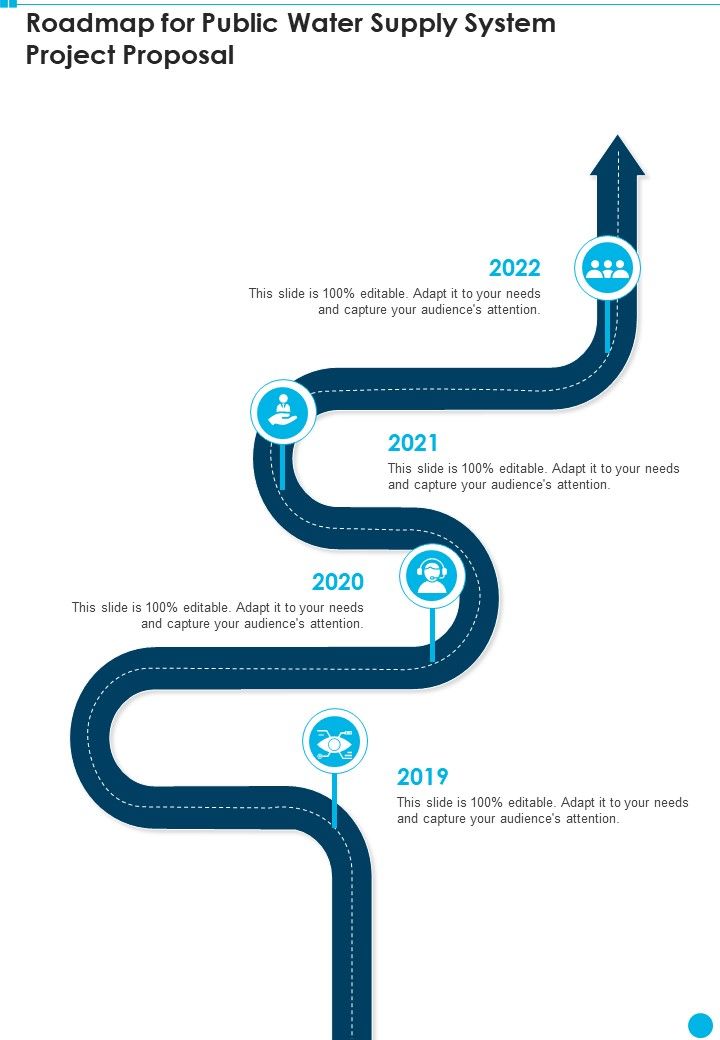 Roadmap For Public Water Supply System Project Proposal One Pager Sample Example Document Slide01