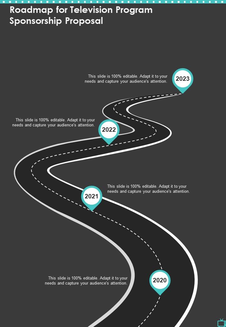 Roadmap_For_Television_Program_Sponsorship_Proposal_One_Pager_Sample_Example_Document_Slide_1.jpg