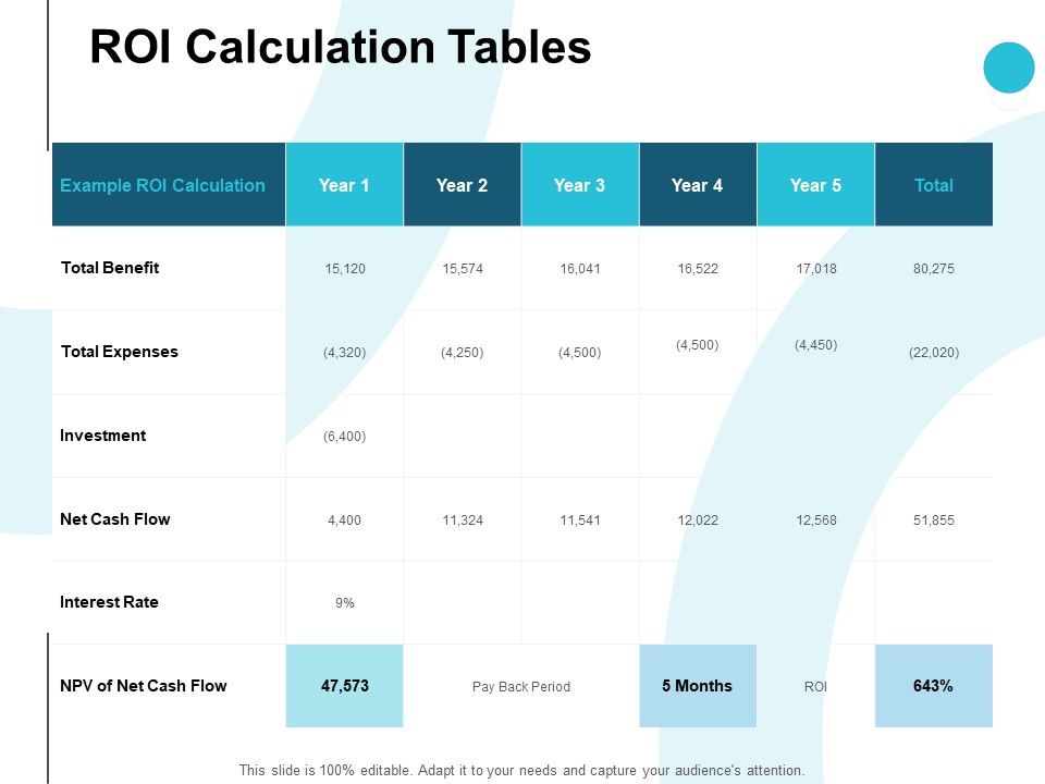 Roi_Calculation_Tables_Ppt_PowerPoint_Presentation_Layouts_Outline_Slide_1.jpg