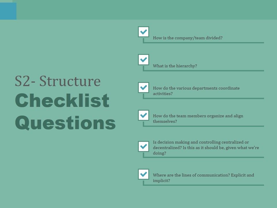S2_Structure_Checklist_Questions_Ppt_PowerPoint_Presentation_Summary_Display_Slide_1.jpg