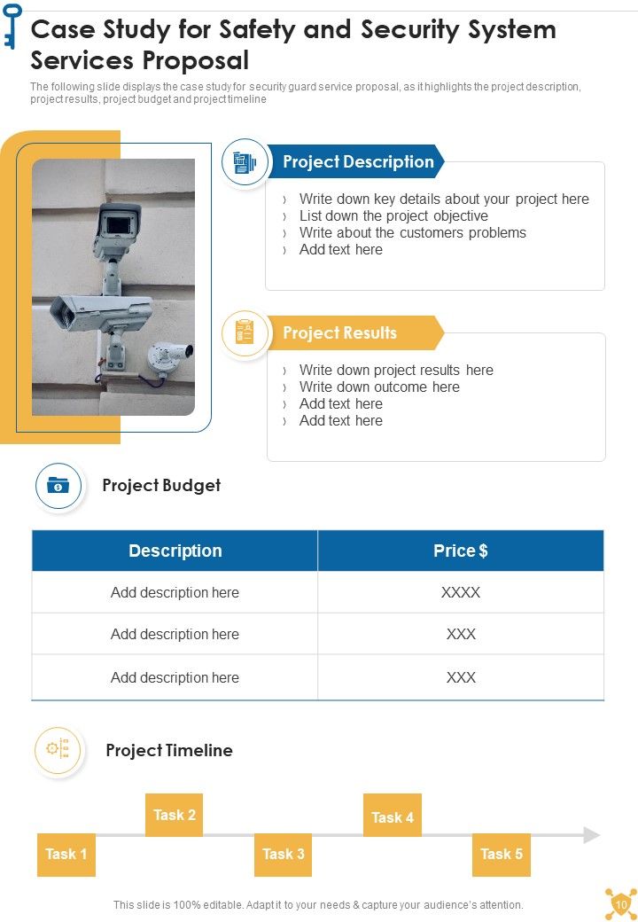 Safety And Security System Services Proposal Example Document Report Doc Pdf Ppt
