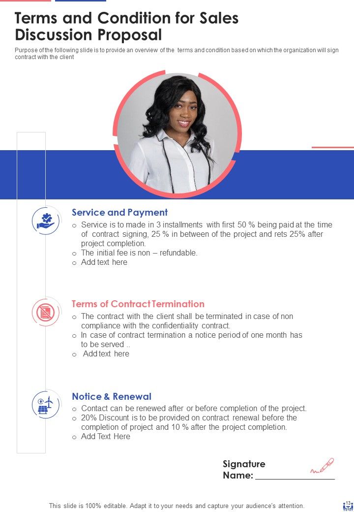 Sales Discussion Proposal Example Document Report Doc Pdf Ppt