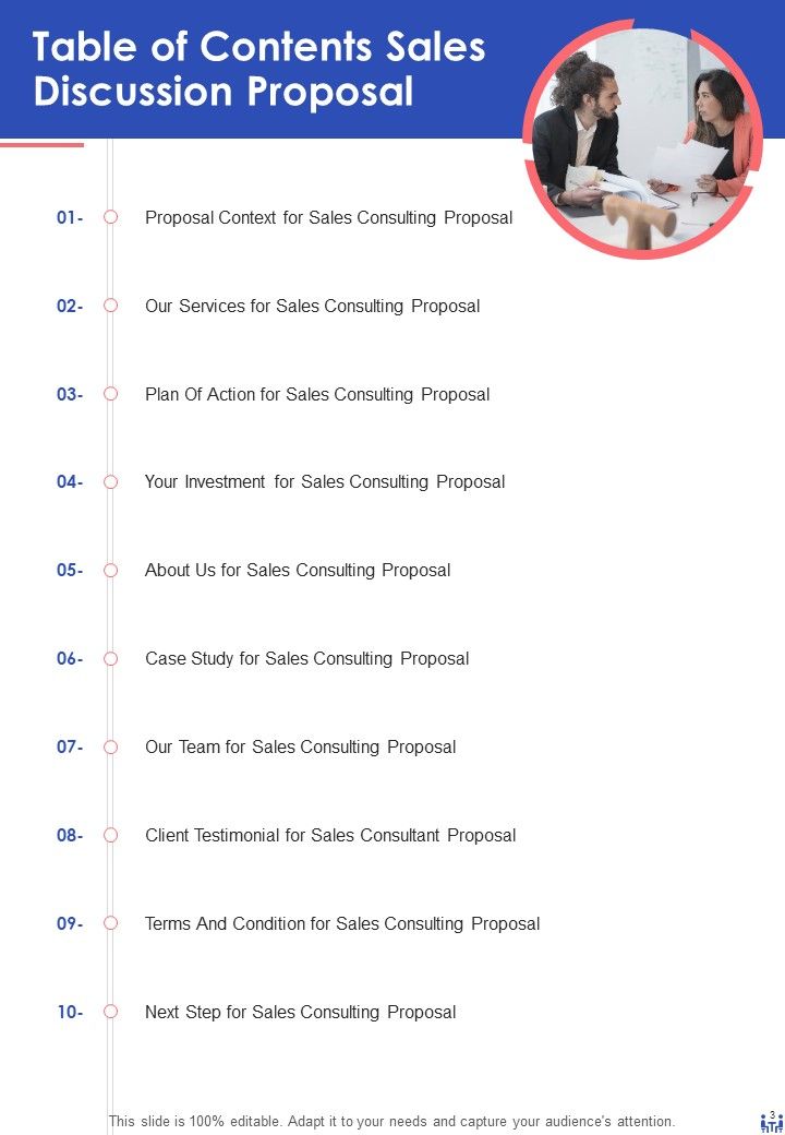 Sales Discussion Proposal Example Document Report Doc Pdf Ppt