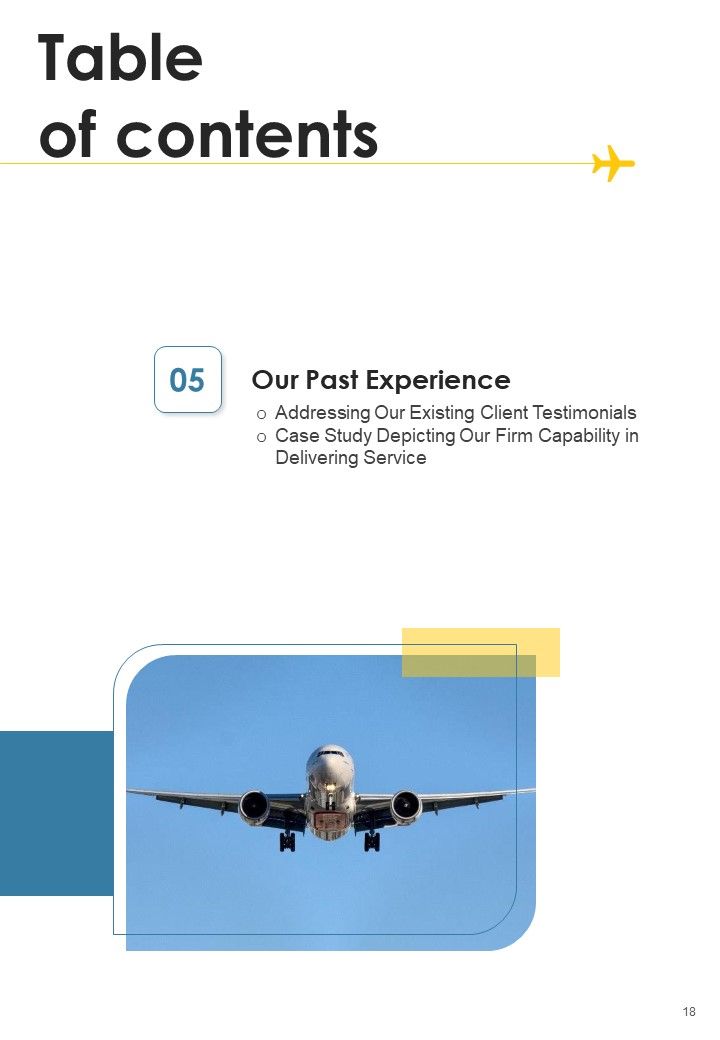 Sales Proposal For Commercial Aviation Service Company Example Document Report Doc Pdf Ppt