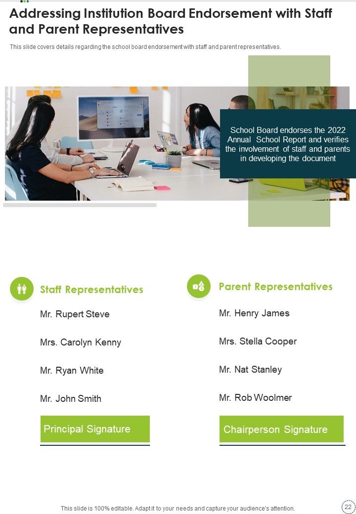 Sample Annual Statement For Private Educational Institution One Pager Documents