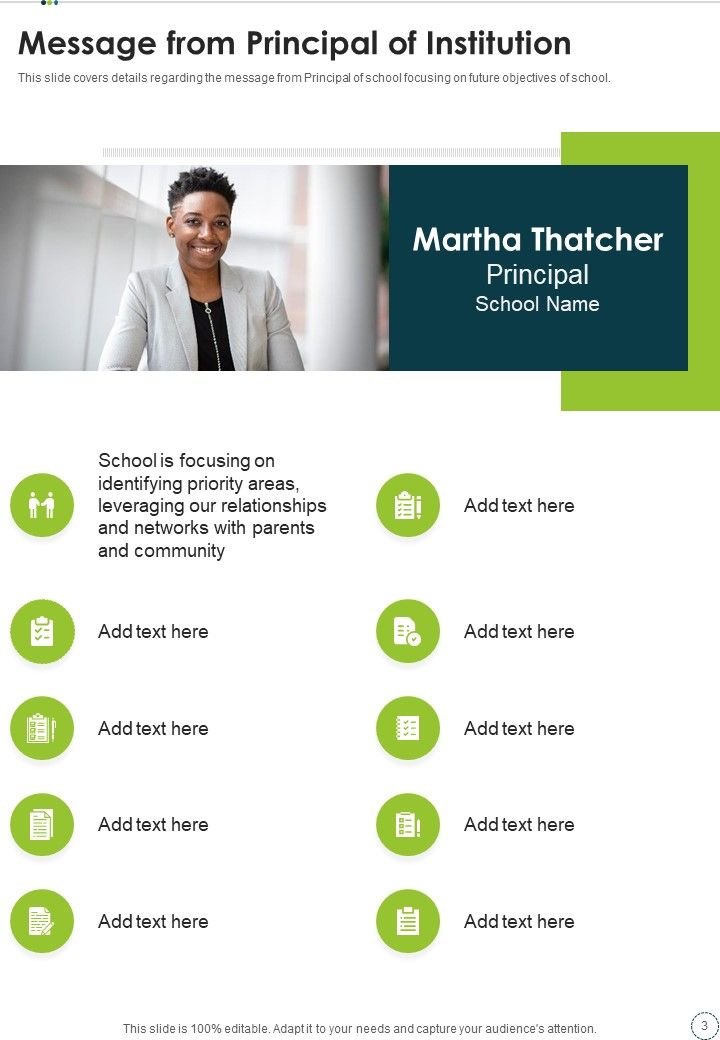Sample Annual Statement For Private Educational Institution One Pager Documents