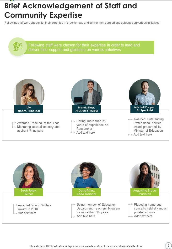 Sample Annual Statement For Private Educational Institution One Pager Documents