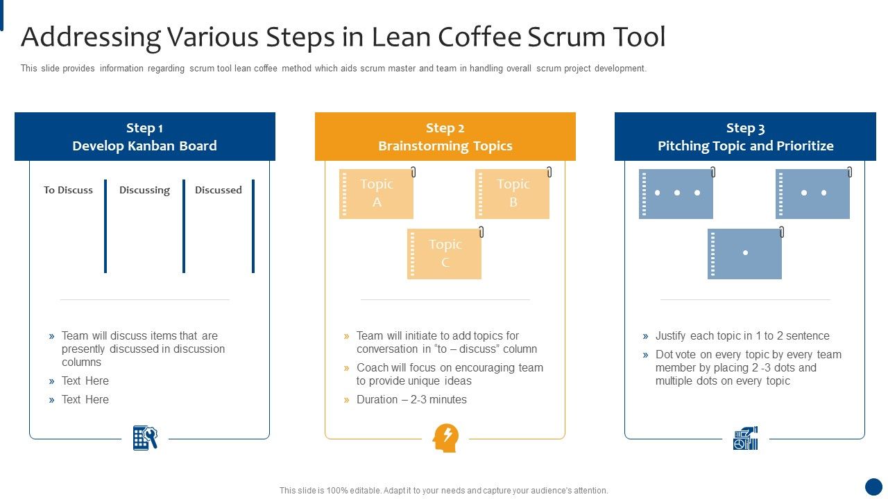 Scrum_Master_Approaches_And_Tools_IT_Addressing_Various_Steps_In_Lean_Coffee_Scrum_Tool_Template_PDF_Slide_1.jpg