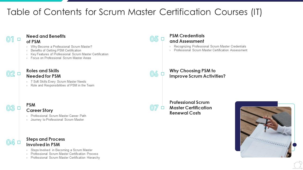 Scrum_Master_Certification_Courses_IT_Table_Of_Contents_For_Scrum_Master_Certification_Courses_IT_Background_PDF_Slide_1.jpg
