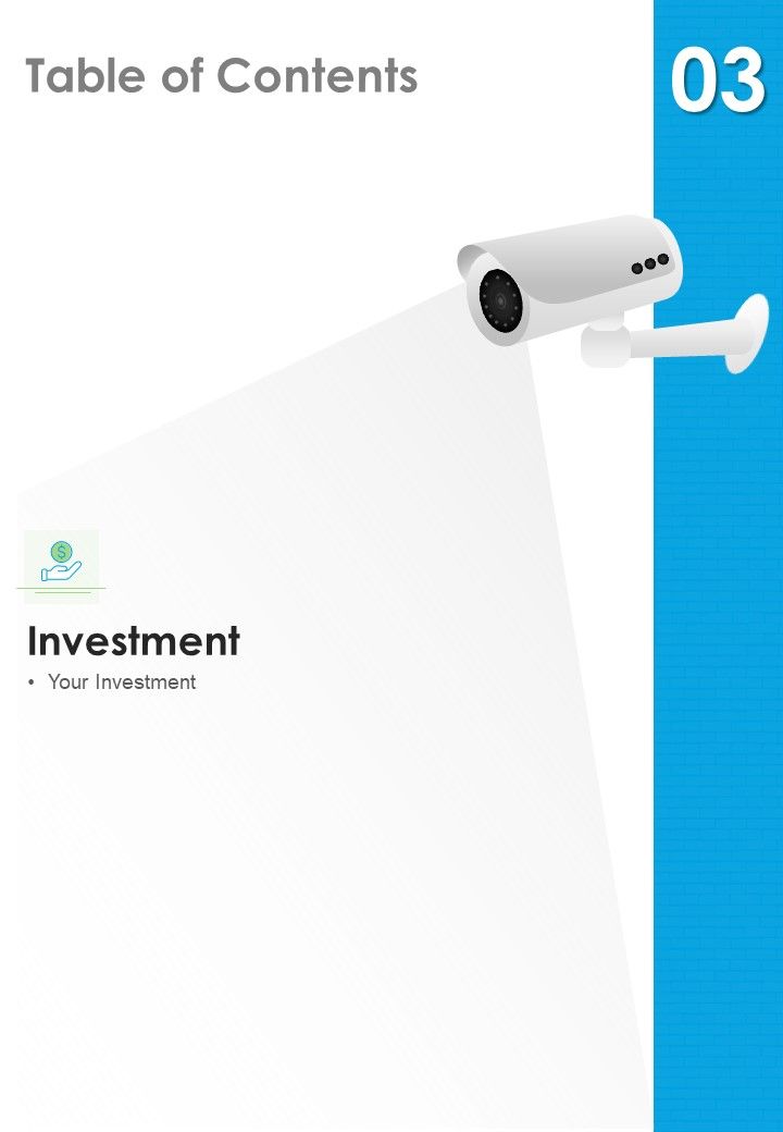 Security Camera Services Proposal Template Example Document Report Doc Pdf Ppt