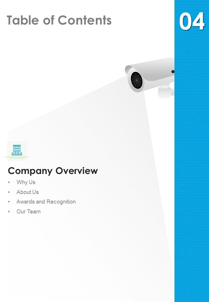 Security Camera Services Proposal Template Example Document Report Doc Pdf Ppt
