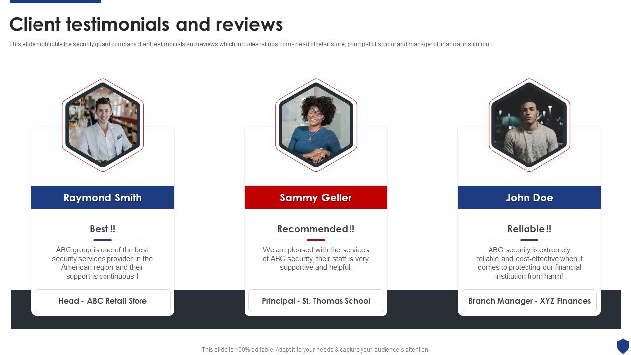 Security_Officer_Service_Company_Profile_Client_Testimonials_And_Reviews_Sample_PDF_Slide_1.jpg