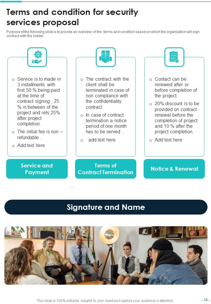 Security Services Proposal Example Document Report Doc Pdf Ppt