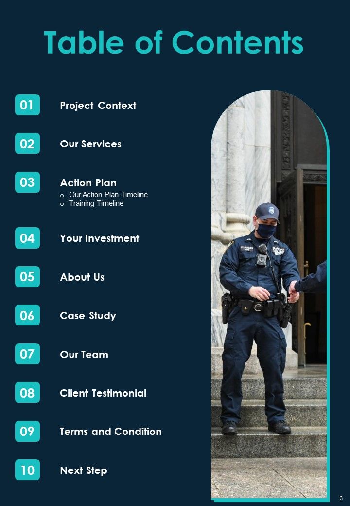 Security Services Proposal Example Document Report Doc Pdf Ppt