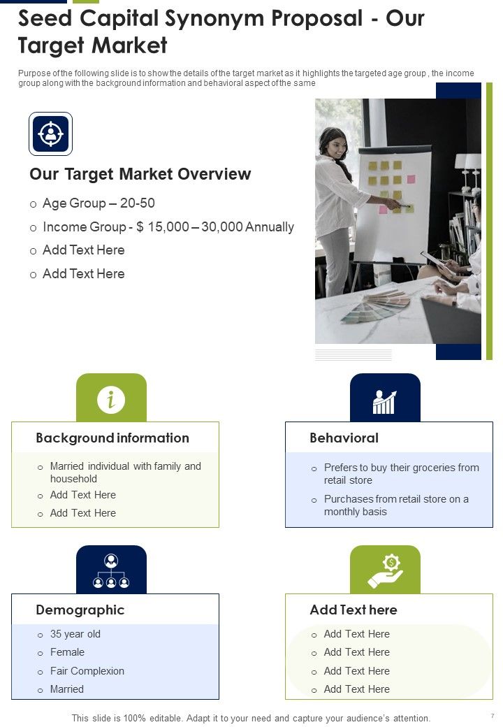 Seed Capital Synonym Proposal Example Document Report Doc Pdf Ppt