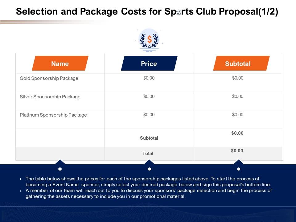 Selection_And_Package_Costs_For_Sports_Club_Proposal_Ppt_PowerPoint_Presentation_Show_Microsoft_PDF_Slide_1.jpg
