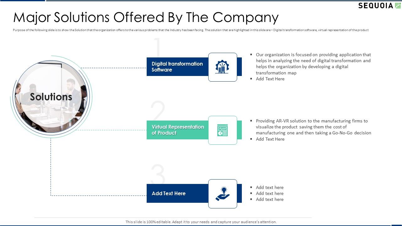 Sequoia_Company_Capital_Raising_Elevator_Major_Solutions_Offered_By_The_Company_Introduction_PDF_Slide_1.jpg