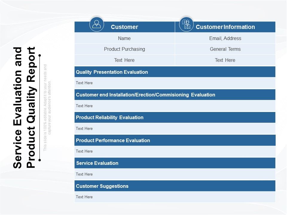 Service_Evaluation_And_Product_Quality_Report_Ppt_PowerPoint_Presentation_Inspiration_Summary_PDF_Slide_1.jpg