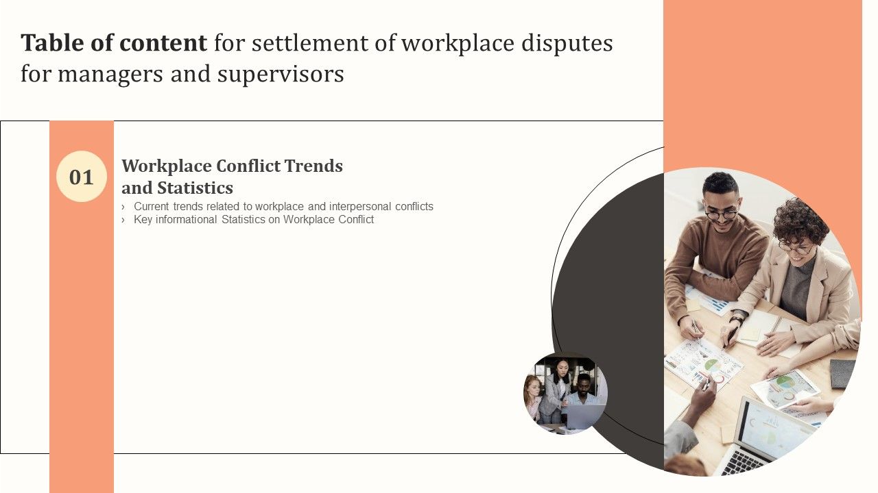 Settlement_Of_Workplace_Disputes_For_Managers_And_Supervisors_Table_Of_Content_Rules_PDF_Slide_1.jpg