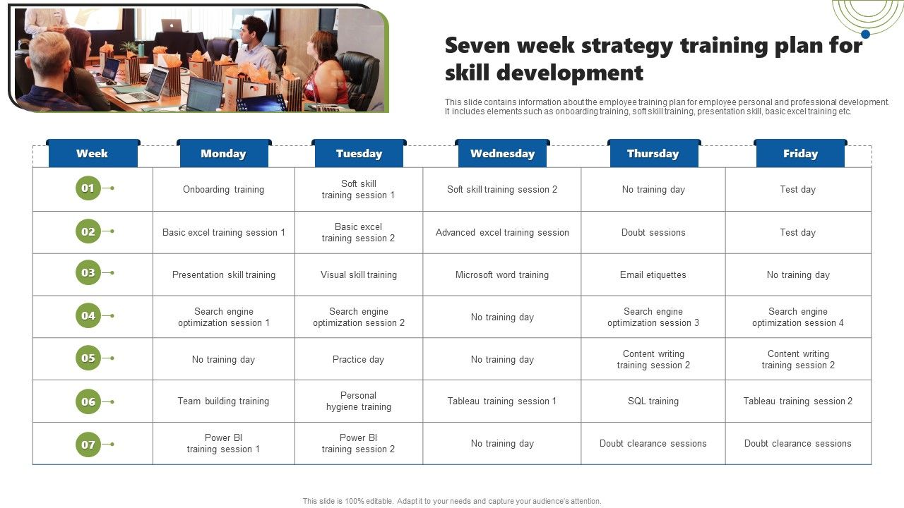 Seven_Week_Strategy_Training_Plan_For_Skill_Development_Information_PDF_Slide_1.jpg