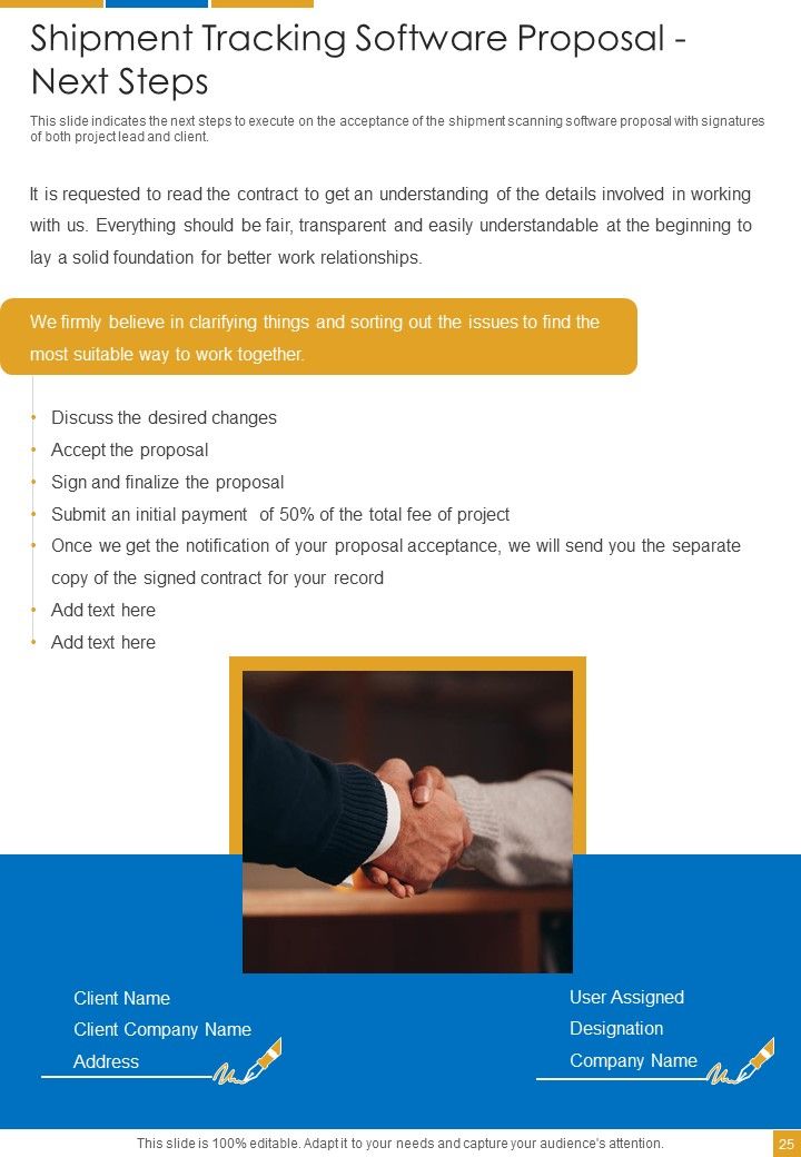Shipment Tracking Software Proposal Example Document Report Doc Pdf Ppt