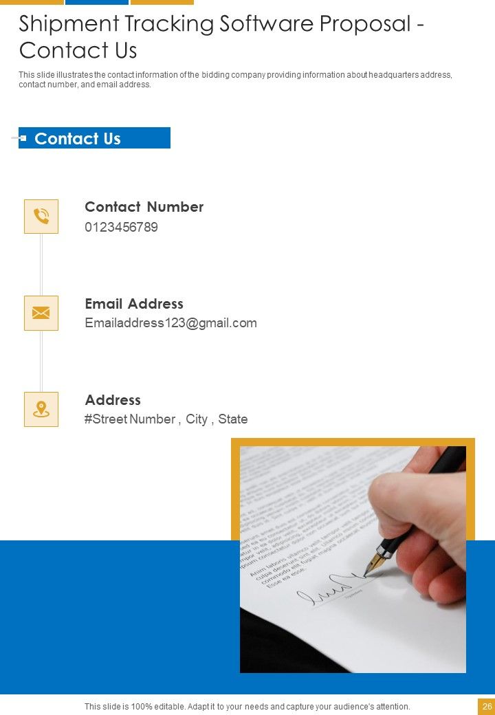 Shipment Tracking Software Proposal Example Document Report Doc Pdf Ppt