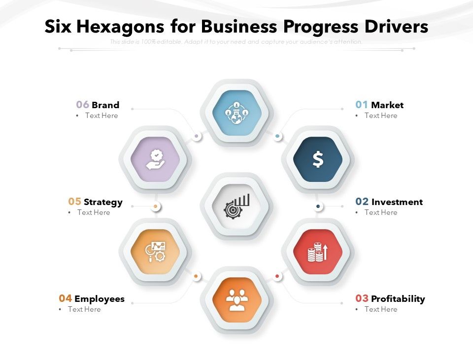 Six_Hexagons_For_Business_Progress_Drivers_Ppt_PowerPoint_Presentation_Model_Demonstration_PDF_Slide_1.jpg