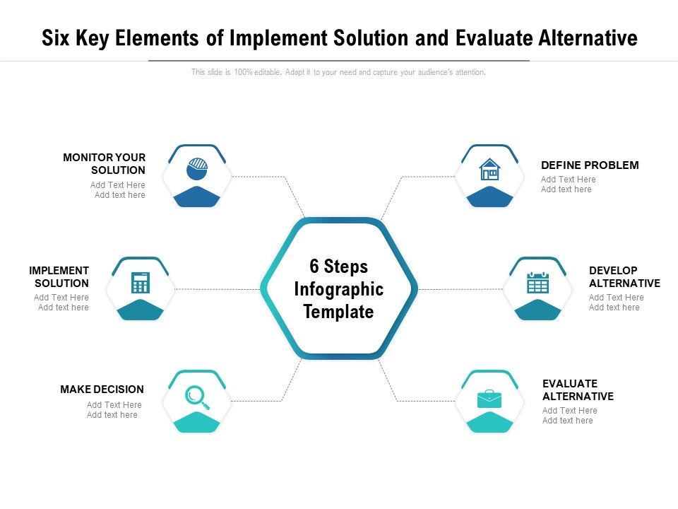 Six_Key_Elements_Of_Implement_Solution_And_Evaluate_Alternative_Ppt_PowerPoint_Presentation_File_Professional_PDF_Slide_1.jpg