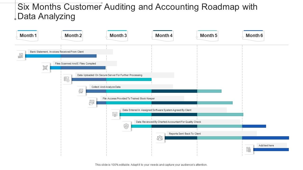 Six_Months_Customer_Auditing_And_Accounting_Roadmap_With_Data_Analyzing_Demonstration_Slide_1.jpg