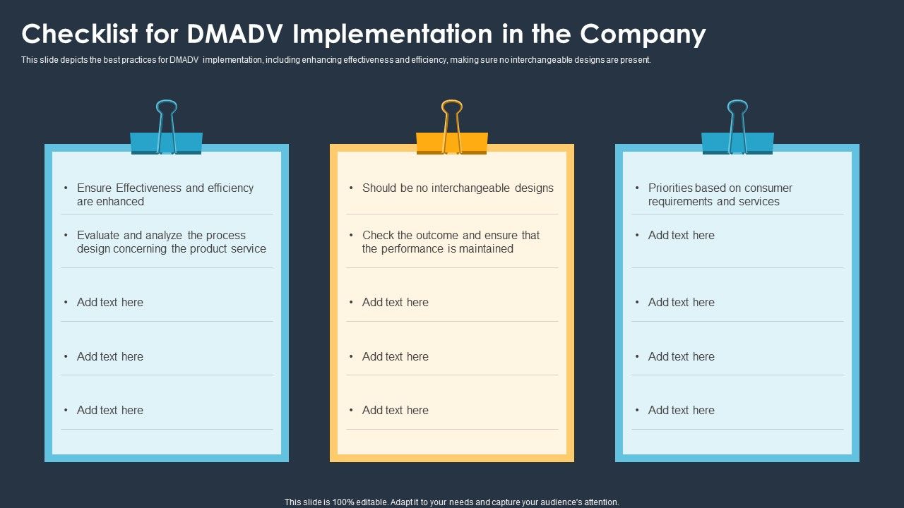 Six_Sigma_Methodologies_For_Process_Optimization_Checklist_For_Dmadv_Implementation_In_The_Company_Introduction_PDF_Slide_1.jpg