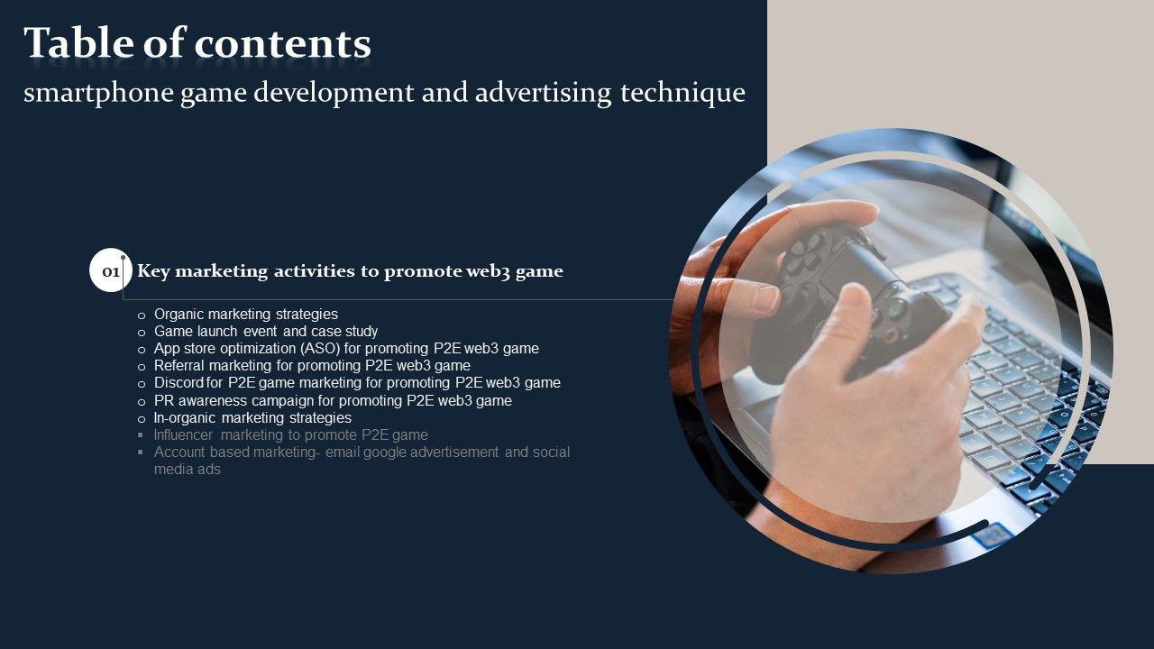 Smartphone_Game_Development_And_Advertising_Technique_Table_Of_Content_Designs_PDF_Slide_1.jpg