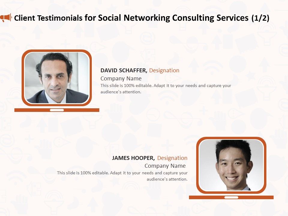 Social_Media_Consultancy_Client_Testimonials_For_Social_Networking_Consulting_Services_Demonstration_PDF_Slide_1.jpg