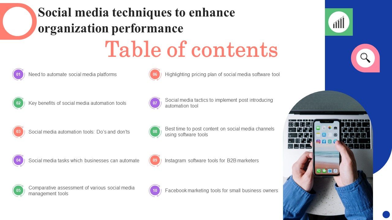 Social_Media_Techniques_To_Enhance_Organization_Performance_Table_Of_Contents_Elements_PDF_Slide_1.jpg