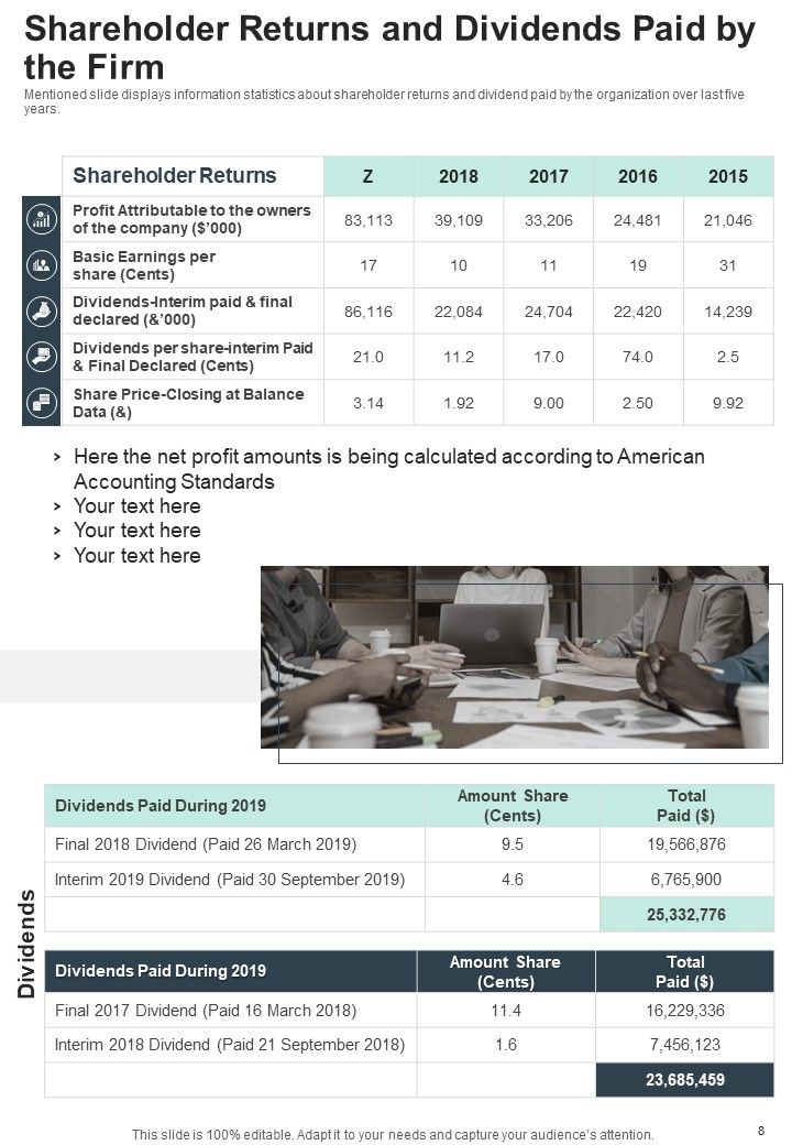 Social Media Yearly Report One Pager Documents