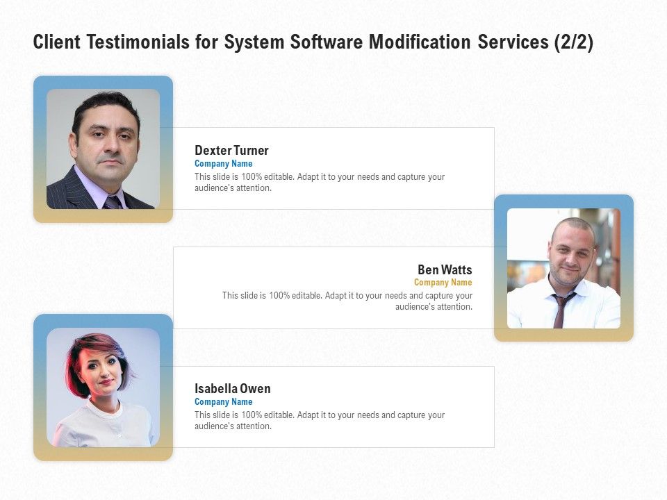 Software_Maintenance_Client_Testimonials_For_System_Software_Modification_Services_Planning_Themes_PDF_Slide_1.jpg