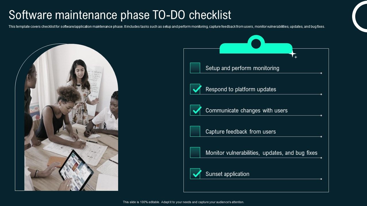Software_Maintenance_Phase_To_Do_Checklist_Business_Application_Development_Playbook_Template_PDF_Slide_1.jpg