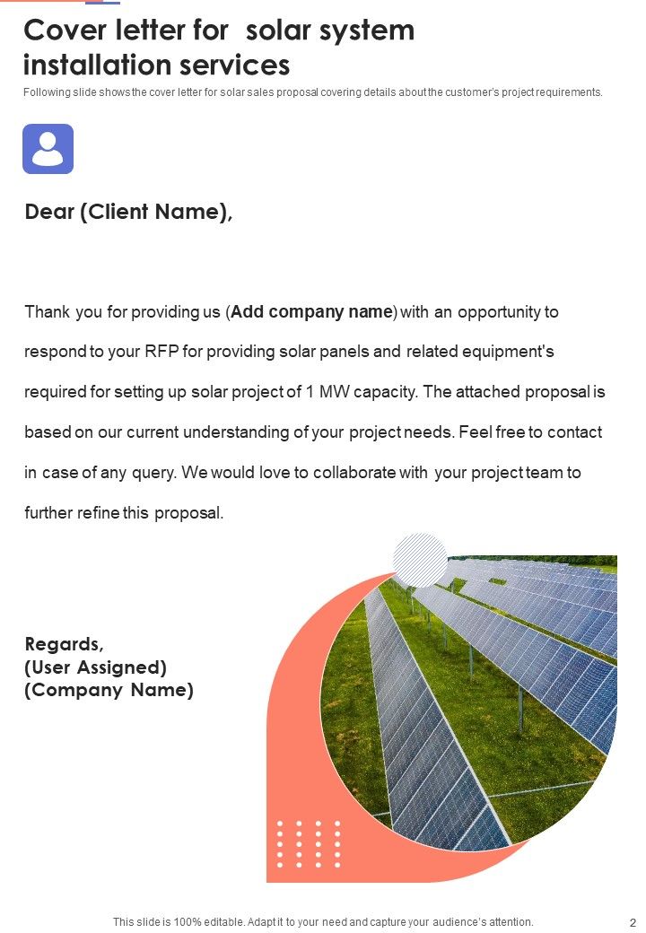 Solar System Installation Services Example Document Report Doc Pdf Ppt