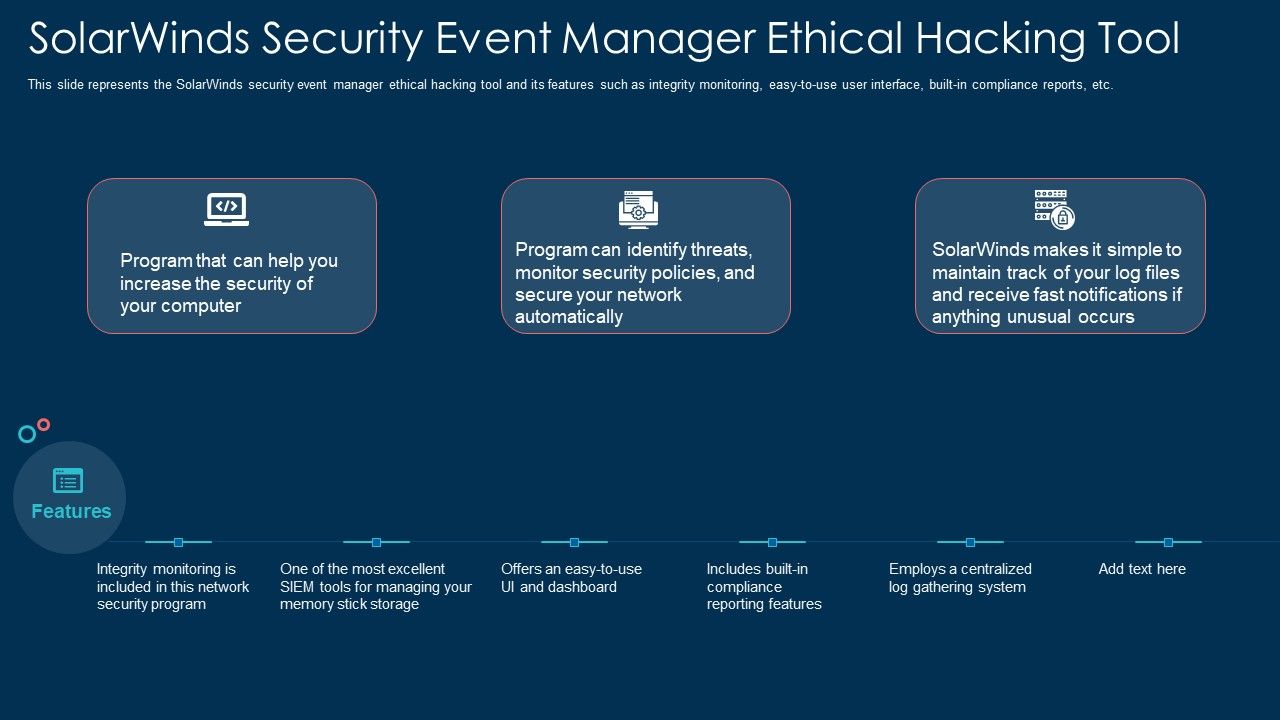 Solarwinds_Security_Event_Manager_Ethical_Hacking_Tool_Ppt_Show_Clipart_Images_PDF_Slide_1.jpg