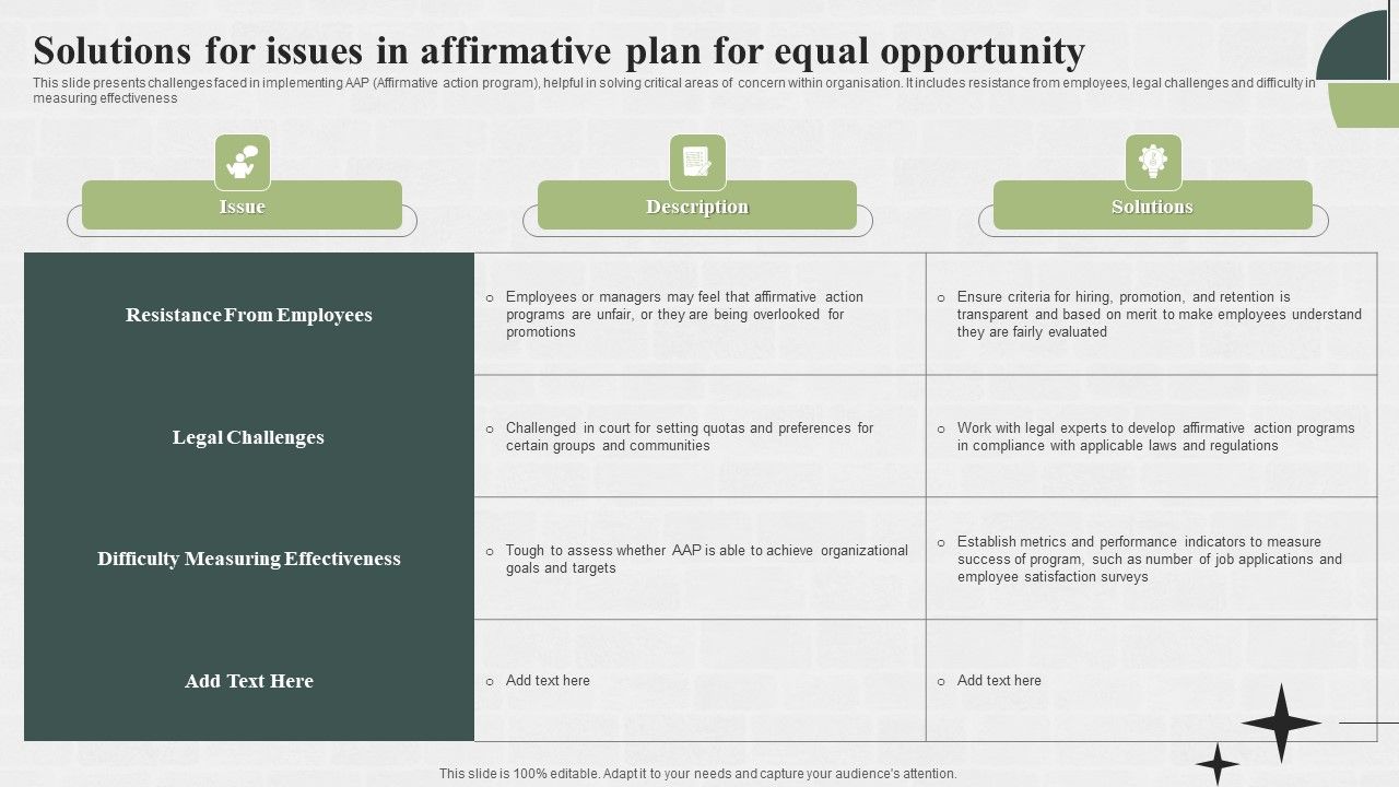 Solutions_For_Issues_In_Affirmative_Plan_For_Equal_Opportunity_Themes_PDF_Slide_1.jpg