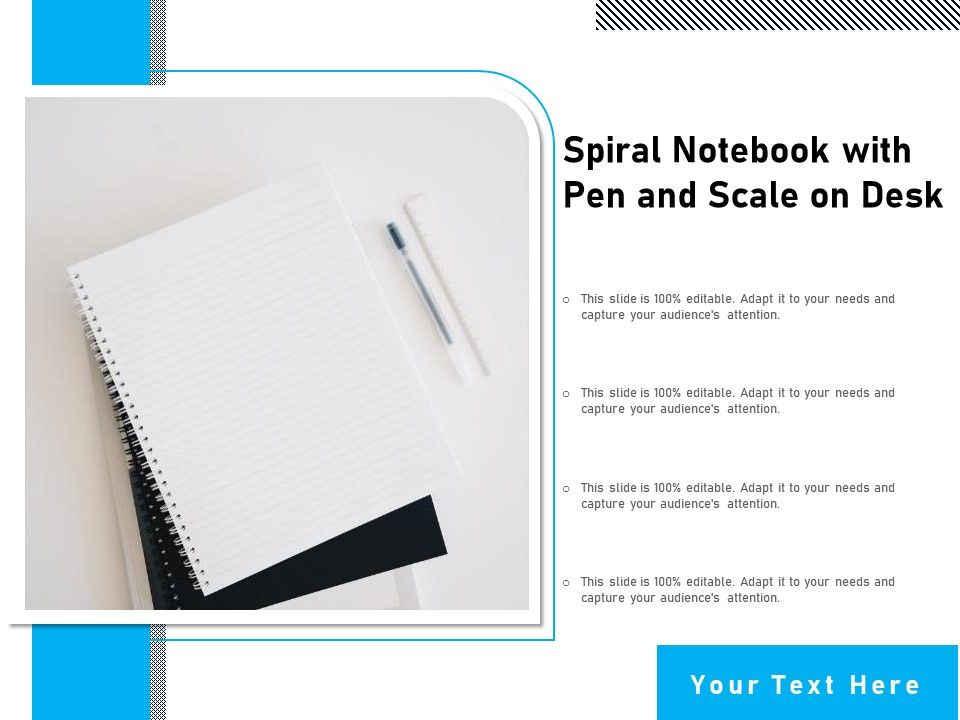 Spiral_Notebook_With_Pen_And_Scale_On_Desk_Ppt_PowerPoint_Presentation_File_Vector_PDF_Slide_1.jpg