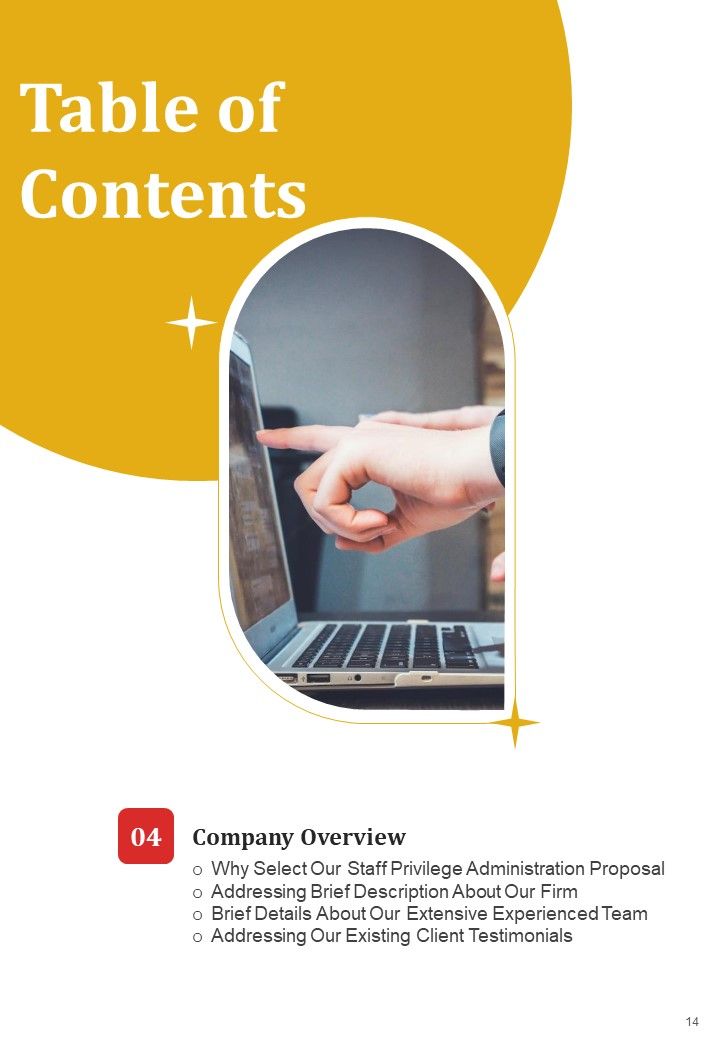 Staff Privilege Administration Proposal Example Document Report Doc Pdf Ppt