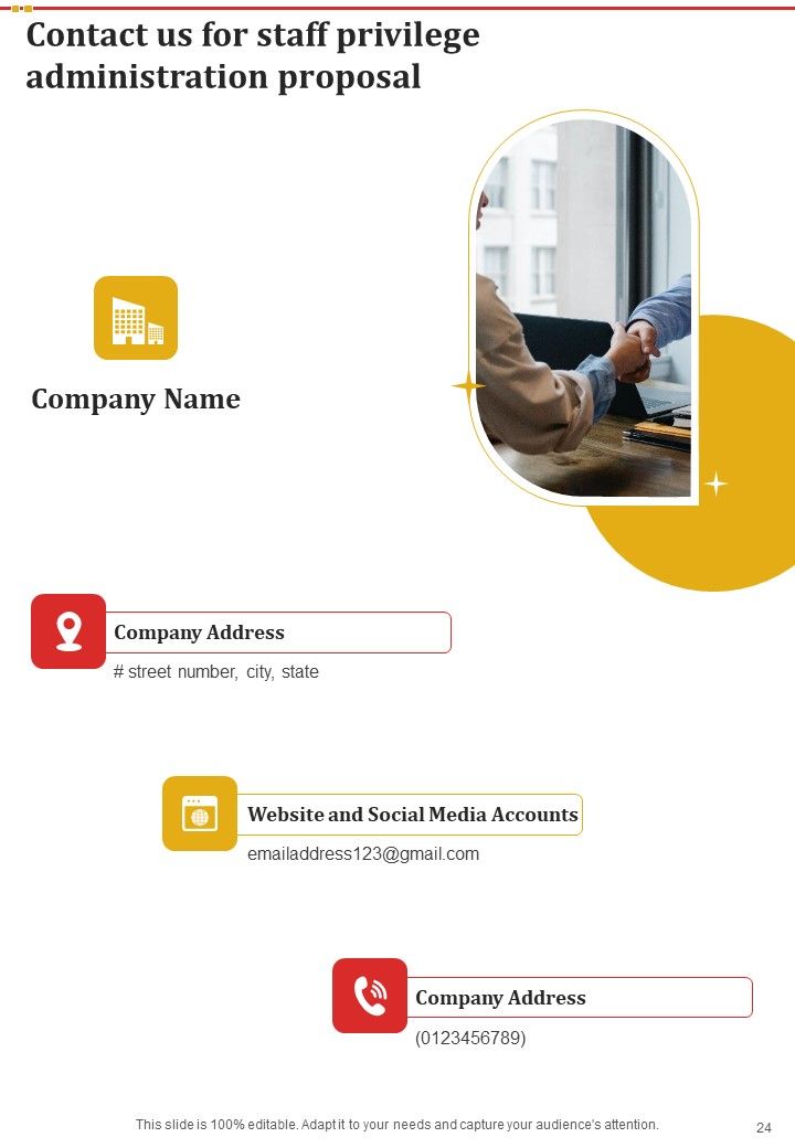 Staff Privilege Administration Proposal Example Document Report Doc Pdf Ppt