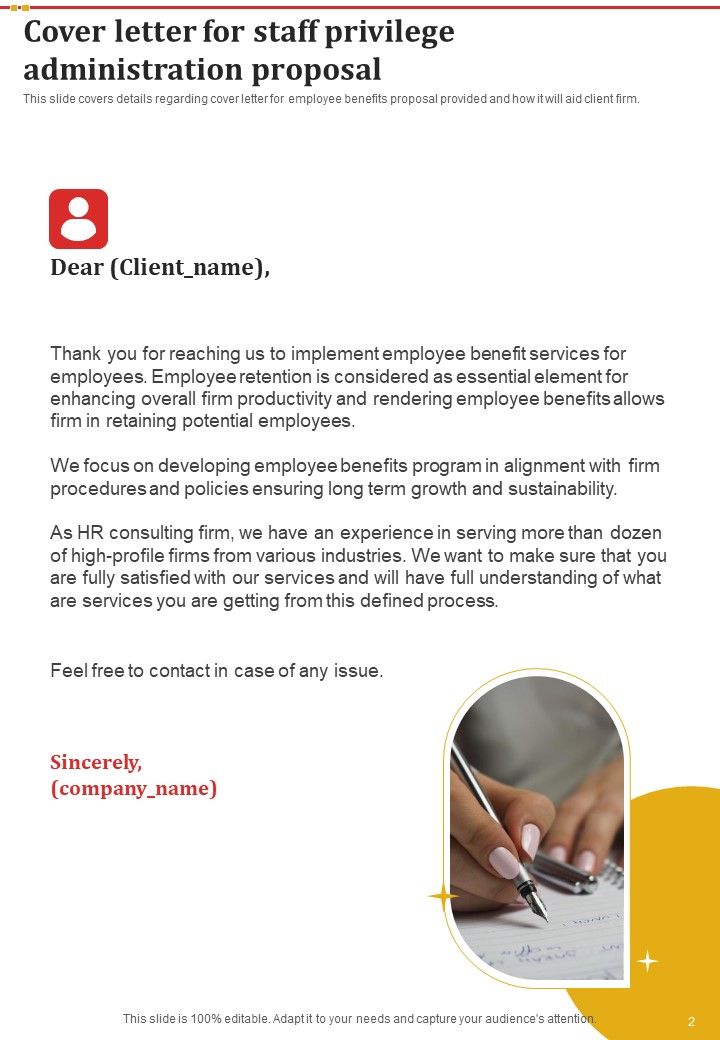 Staff Privilege Administration Proposal Example Document Report Doc Pdf Ppt