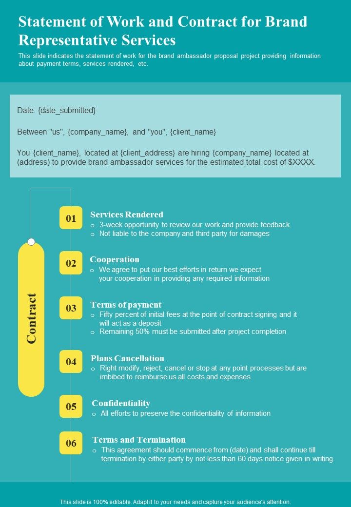 Statement_Of_Work_And_Contract_For_Brand_Representative_Services_One_Pager_Sample_Example_Document_Slide_1.jpg