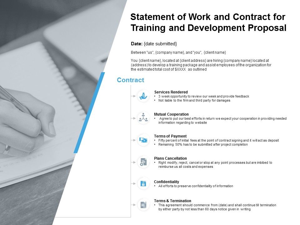 Statement_Of_Work_And_Contract_For_Training_And_Development_Proposal_Ppt_PowerPoint_Presentation_Model_Designs_Download_Slide_1.jpg