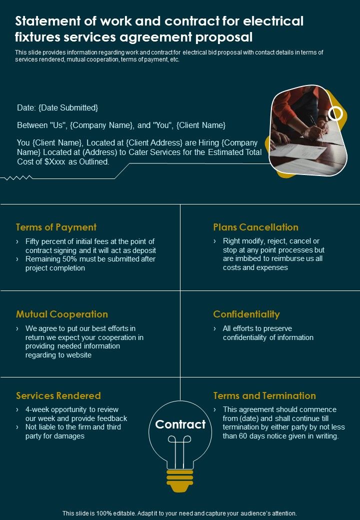 Statement_Of_Work_Contract_Electrical_Fixtures_Services_Agreement_Proposal_One_Pager_Sample_Example_Document_Slide_1.jpg