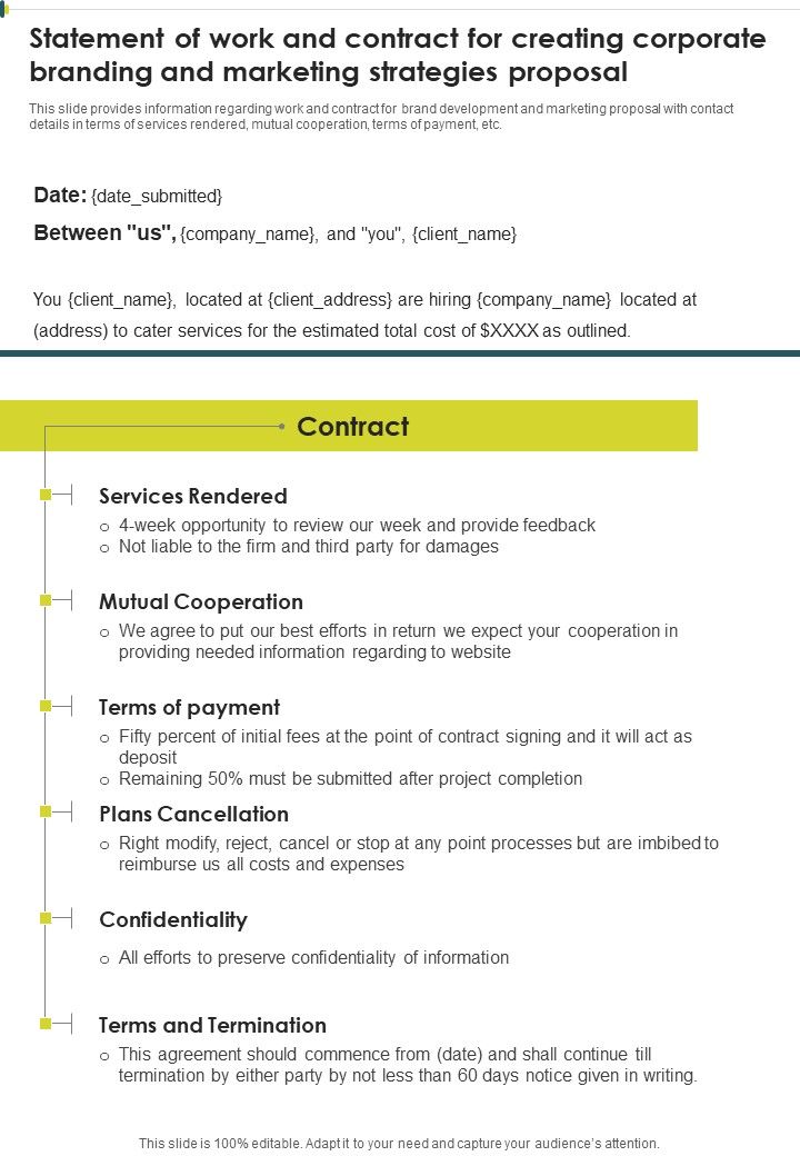 Statement_Of_Work_Creating_Corporate_Branding_Marketing_Strategies_One_Pager_Sample_Example_Document_Slide_1.jpg